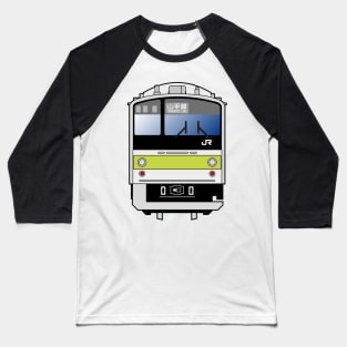 Tokyo Yamanote Line Train - 205 series Baseball T-Shirt